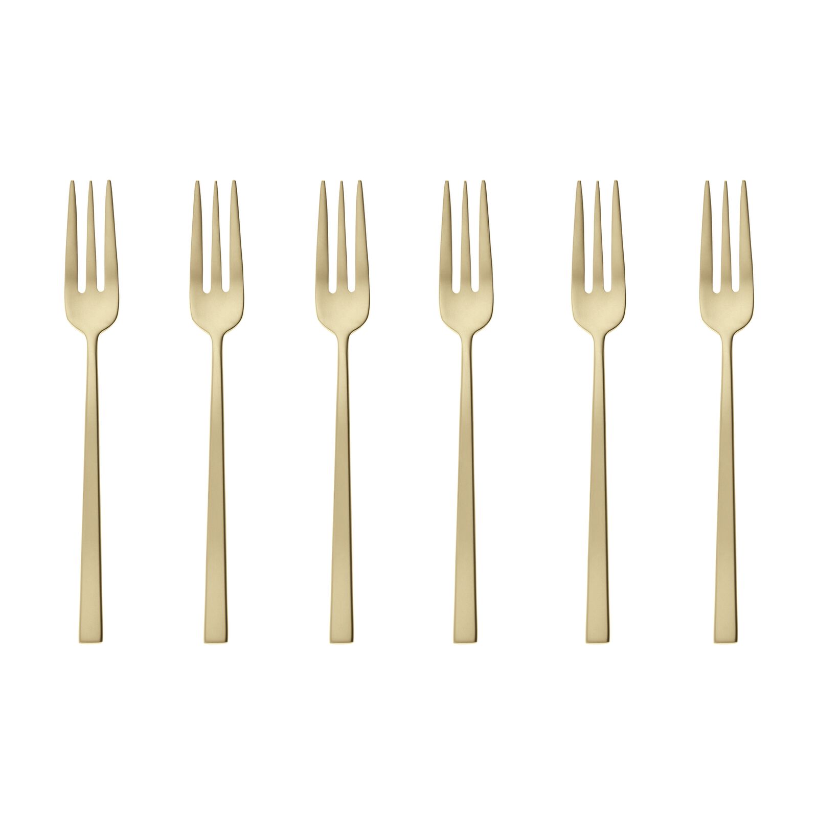 6 cake forks set  image number null