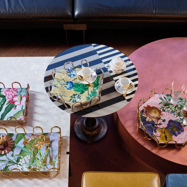 Spare part square porcelain "floriegium" image number 1