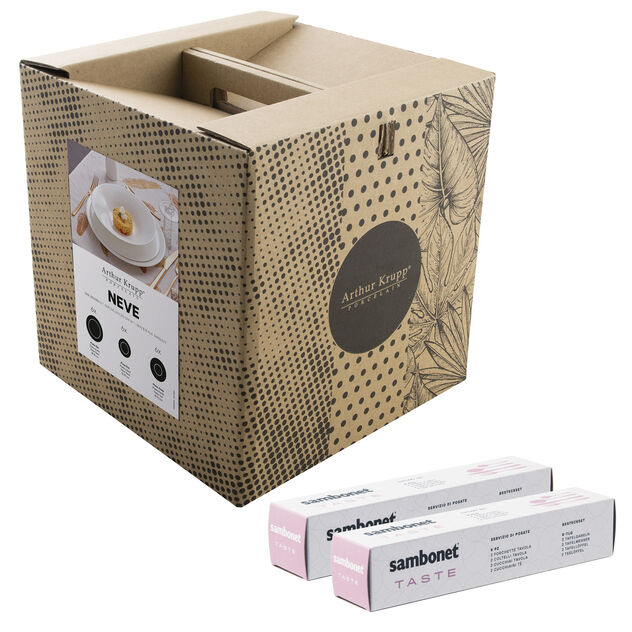 Set posate e set piatti, 6 persone image number 2