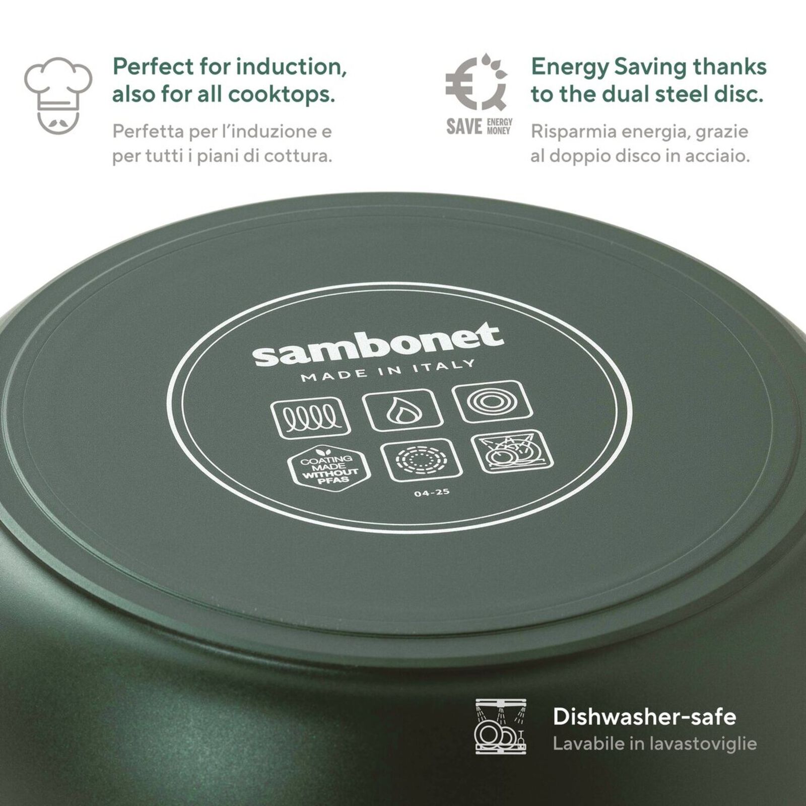 Casseruola alta 2 maniglie  image number null