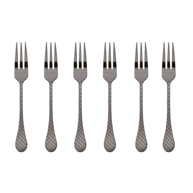 6 cake forks set  image number 0