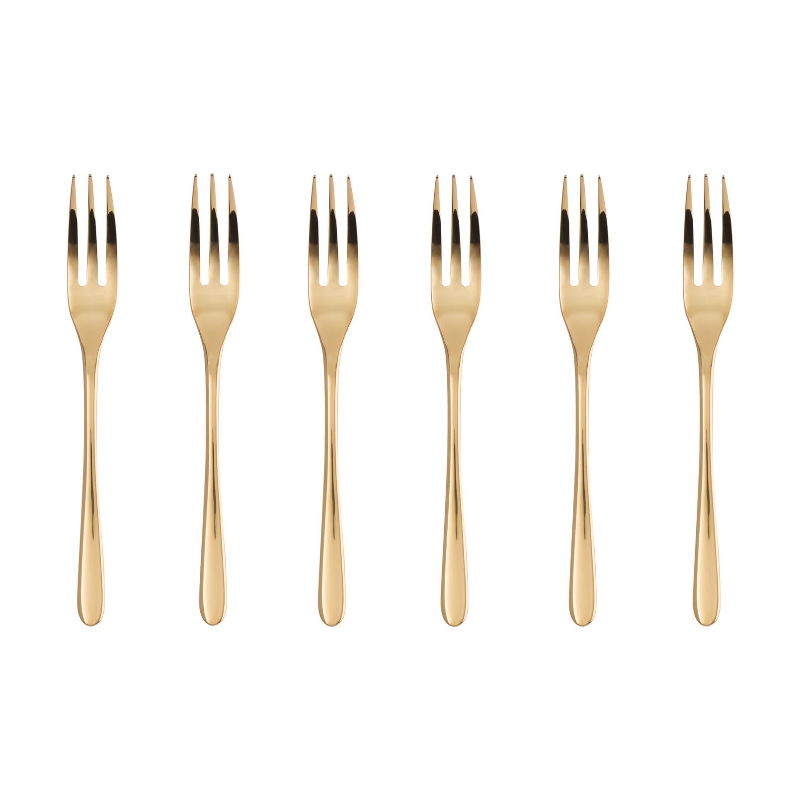6 cake forks set  image number null