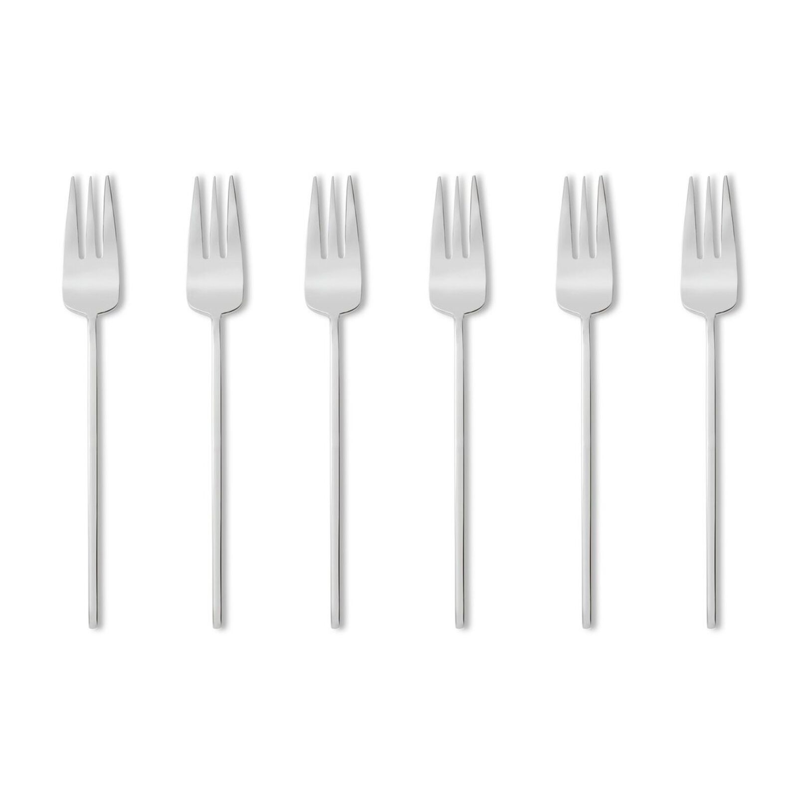 6 cake forks set  image number null