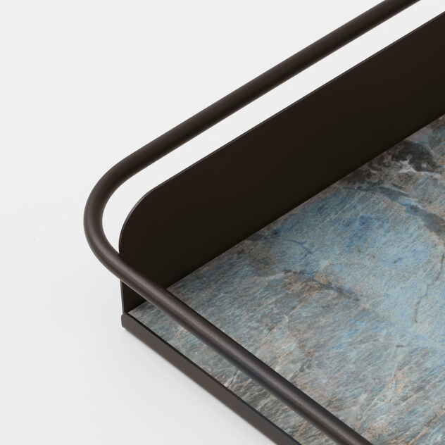 Small tray with stoneware insert image number 2