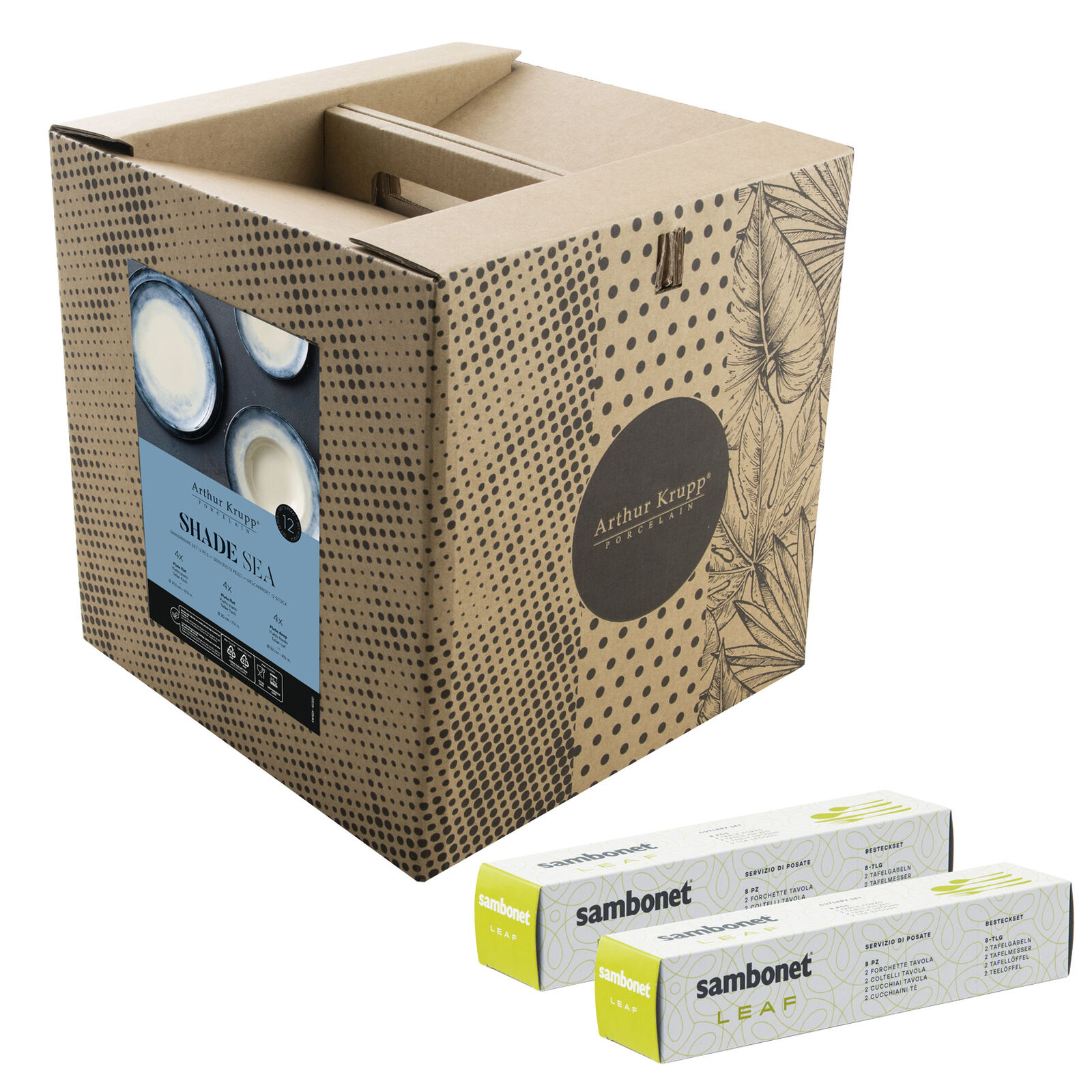 Set posate e set piatti, 4 persone image number null