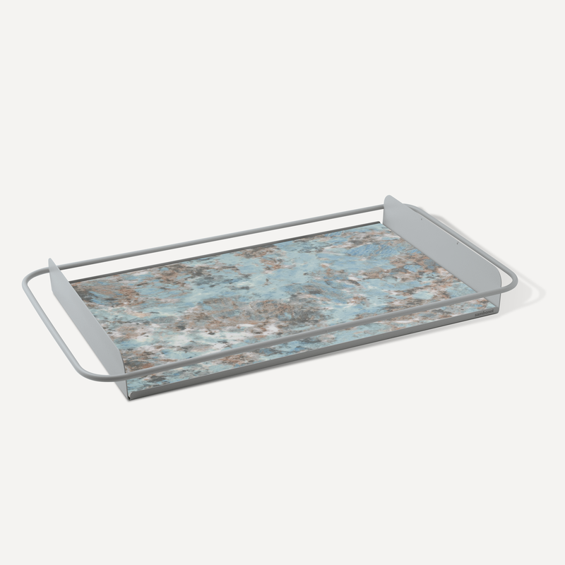 Big tray with stoneware insert