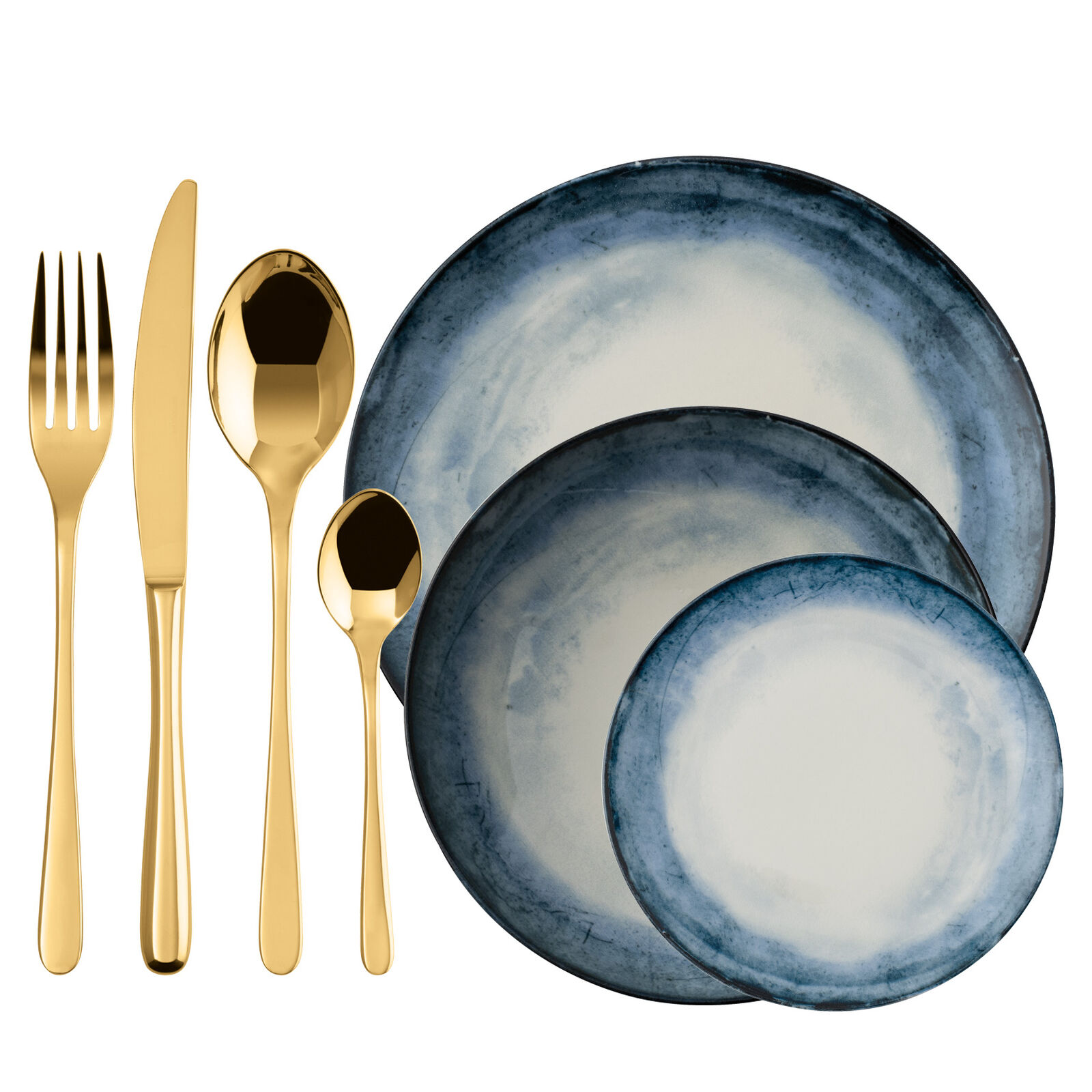 Set posate e set piatti, 4 persone image number null