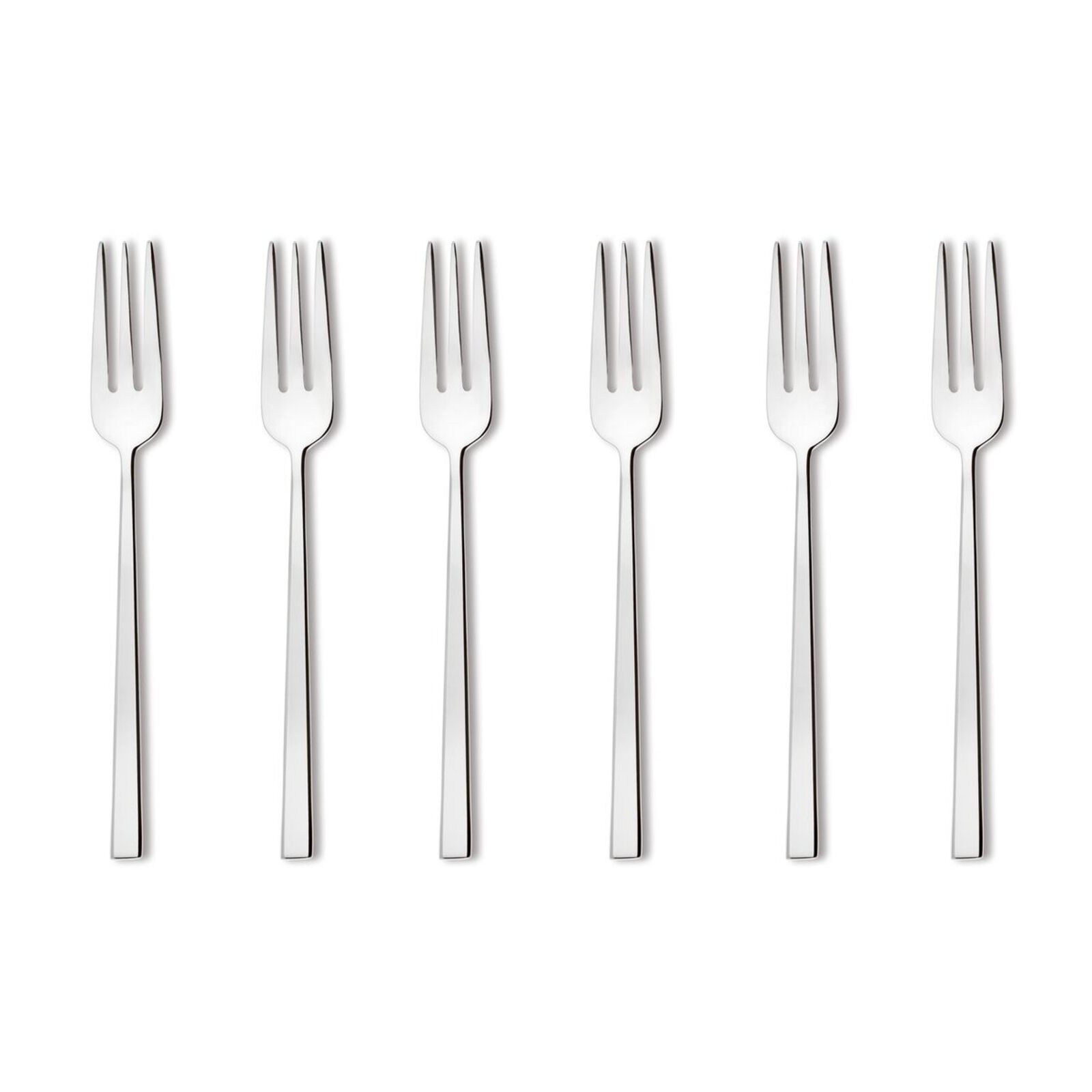 6 cake forks set  image number null