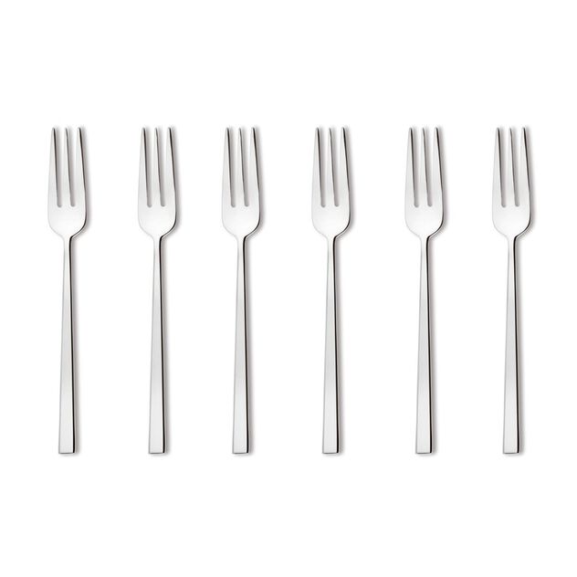 6 cake forks set  image number 0