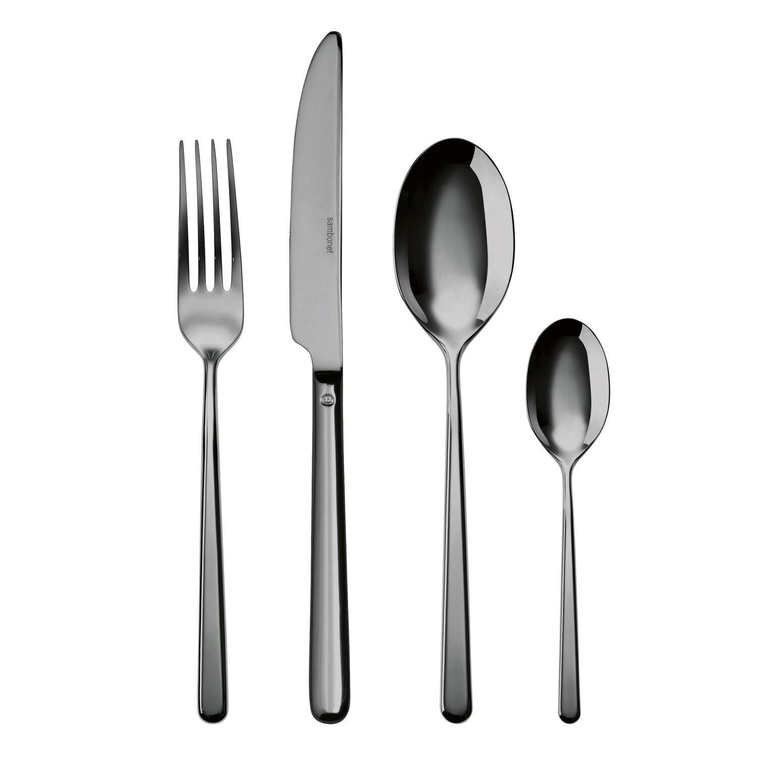 Set Posate 60 Pezzi Per 12 Persone – Acciaio Inossidabile – Cucchiai, Forchette, Coltelli E Cucchiaini – Elegante E Lavabile In Lavastoviglie - 2