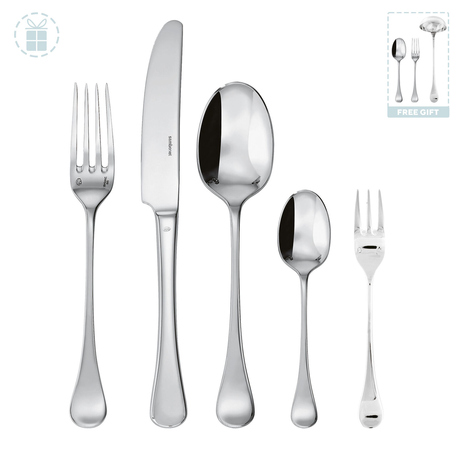 Cutlery set, 60 pieces  image number null