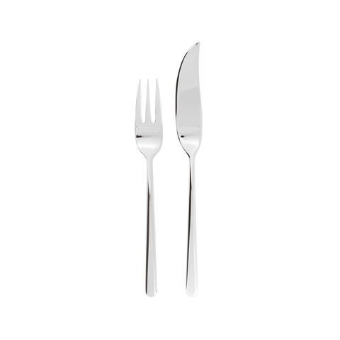 Fish cutlery set, 2 pieces 