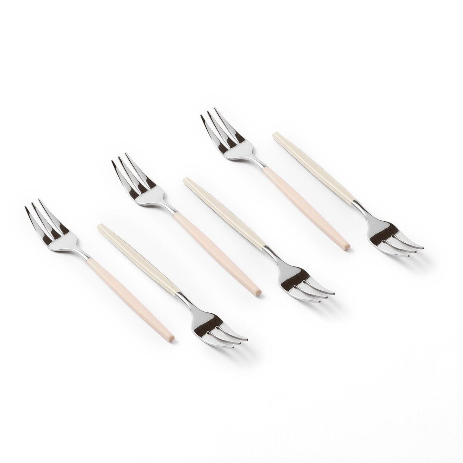 6 cake forks set  image number null