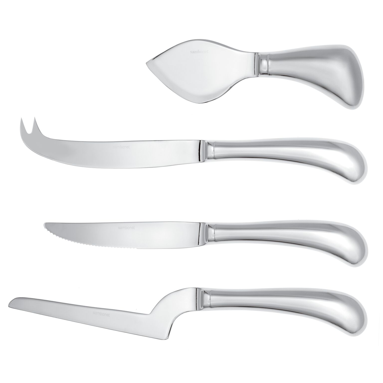 4 coltelli da Formaggio da Cucina in Acciaio Inossidabile con Manico in Legno per Insalata di Formaggi da Dessert XGzhsa Set di coltelli da Formaggio Mini coltelli da Formaggio 