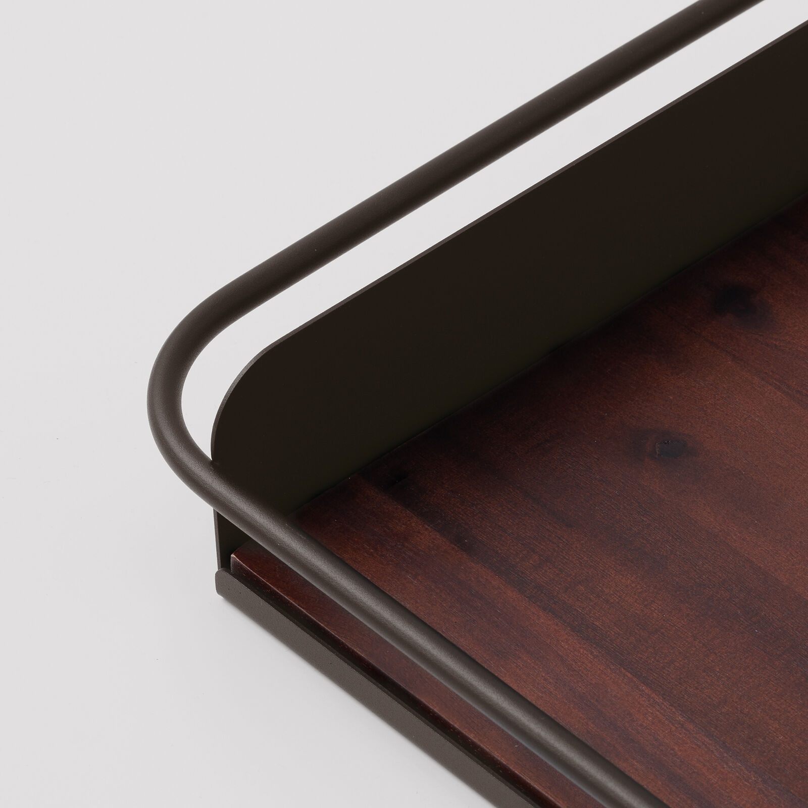 Small tray with acacia wood insert image number null