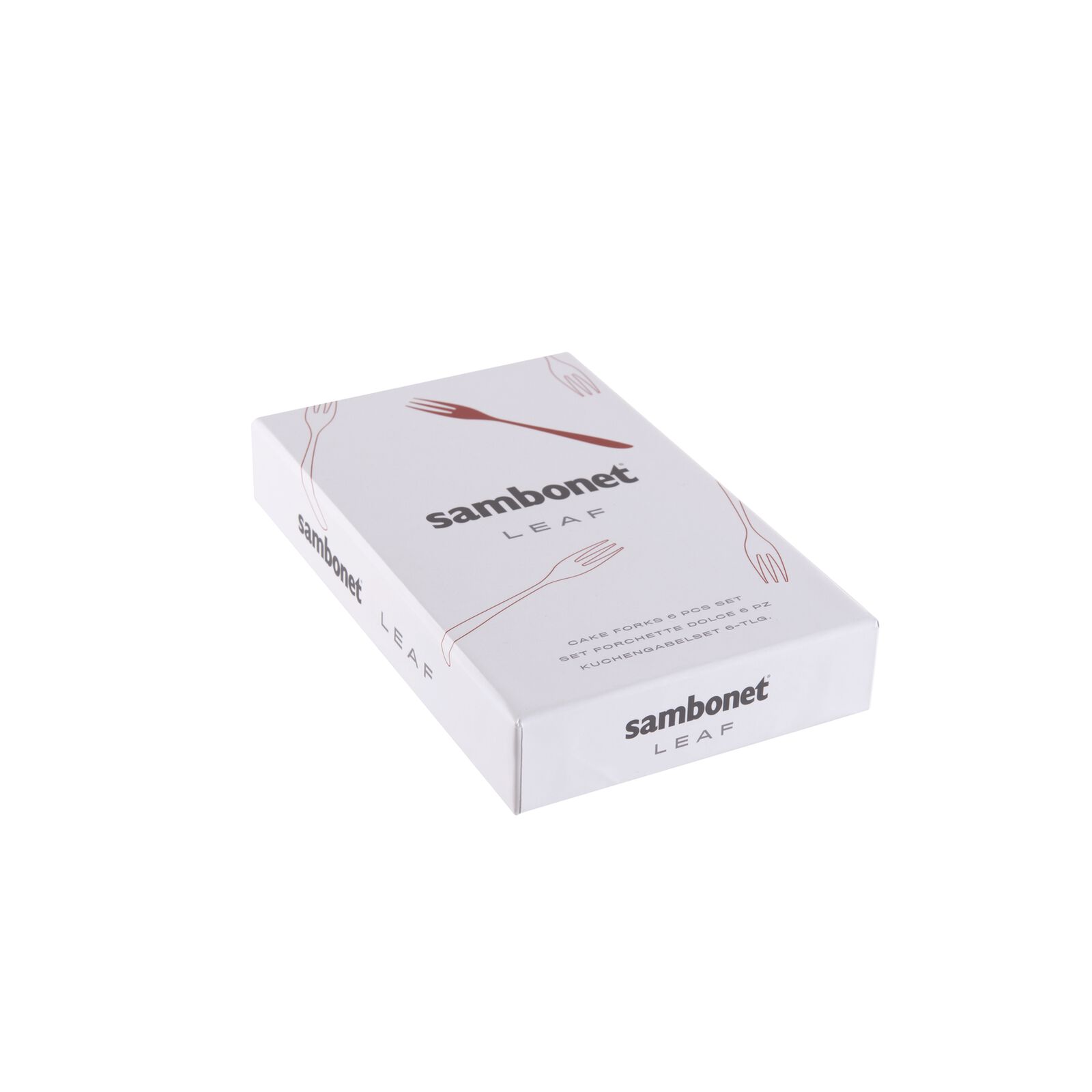 6 cake forks set  image number null