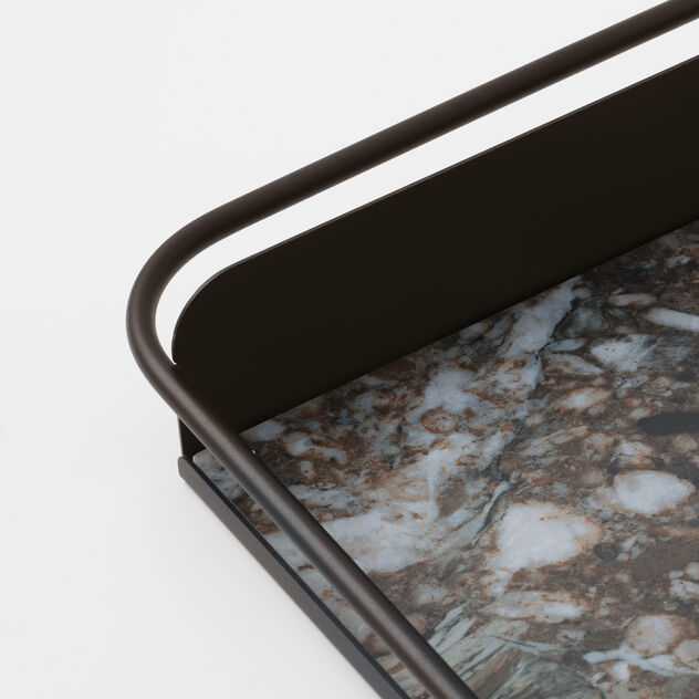 Big tray with stoneware insert image number 2