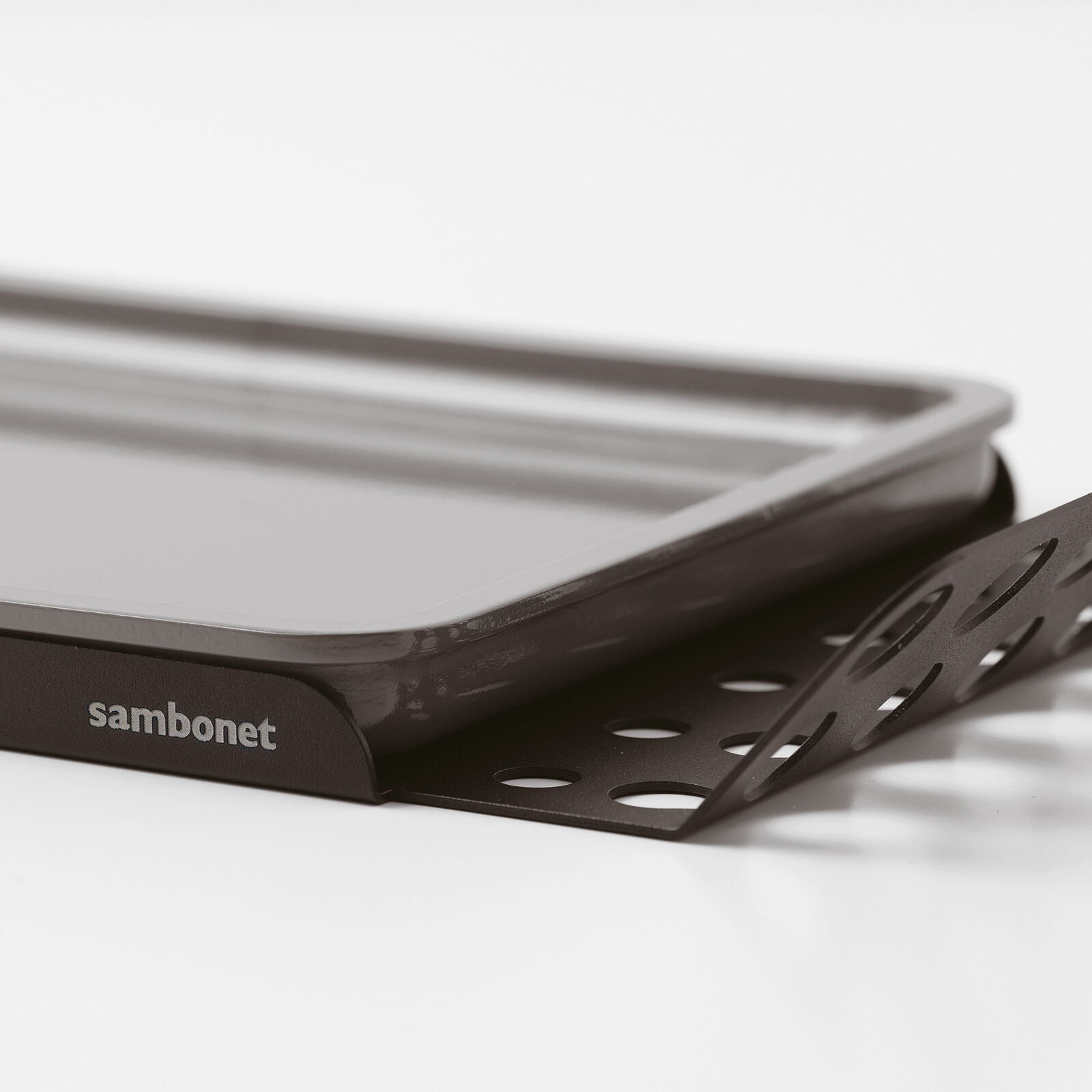 Big tray with laquered wood insert image number null