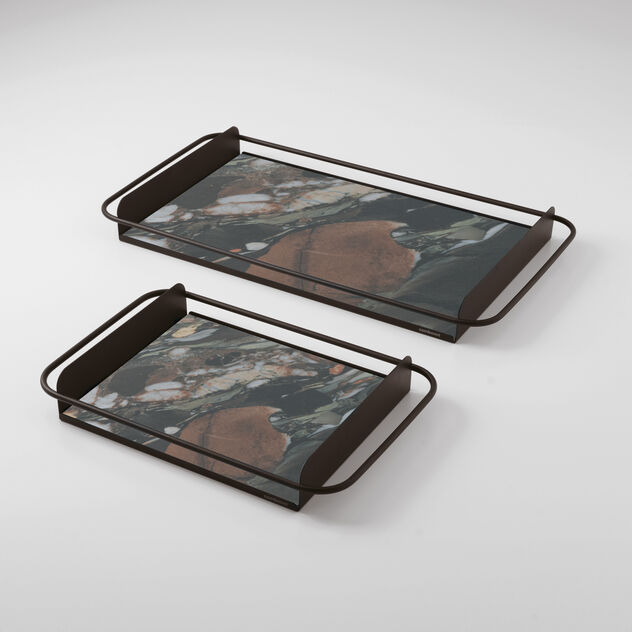 Big tray with stoneware insert image number 3