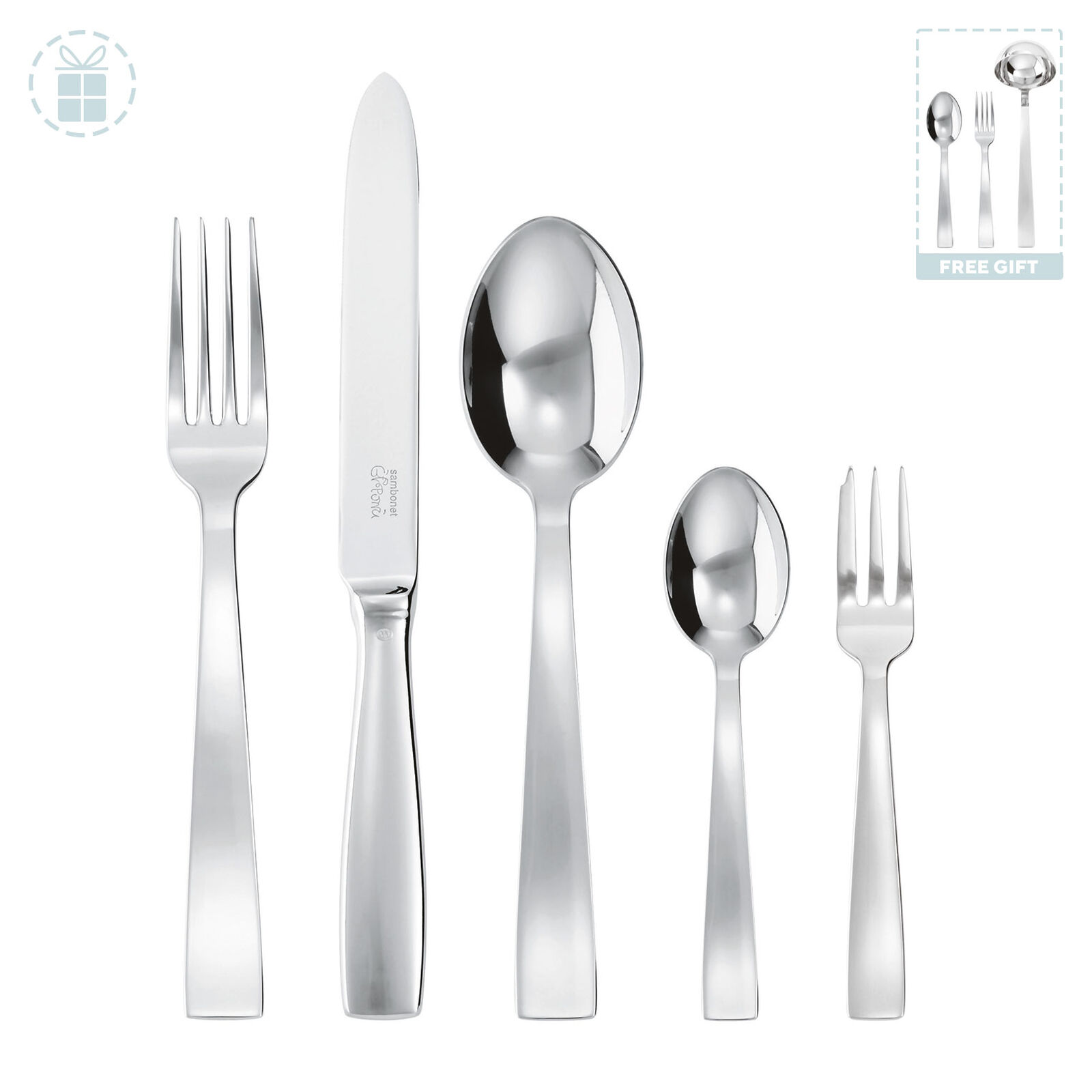 Ensemble de couverts 60 pièces  image number null