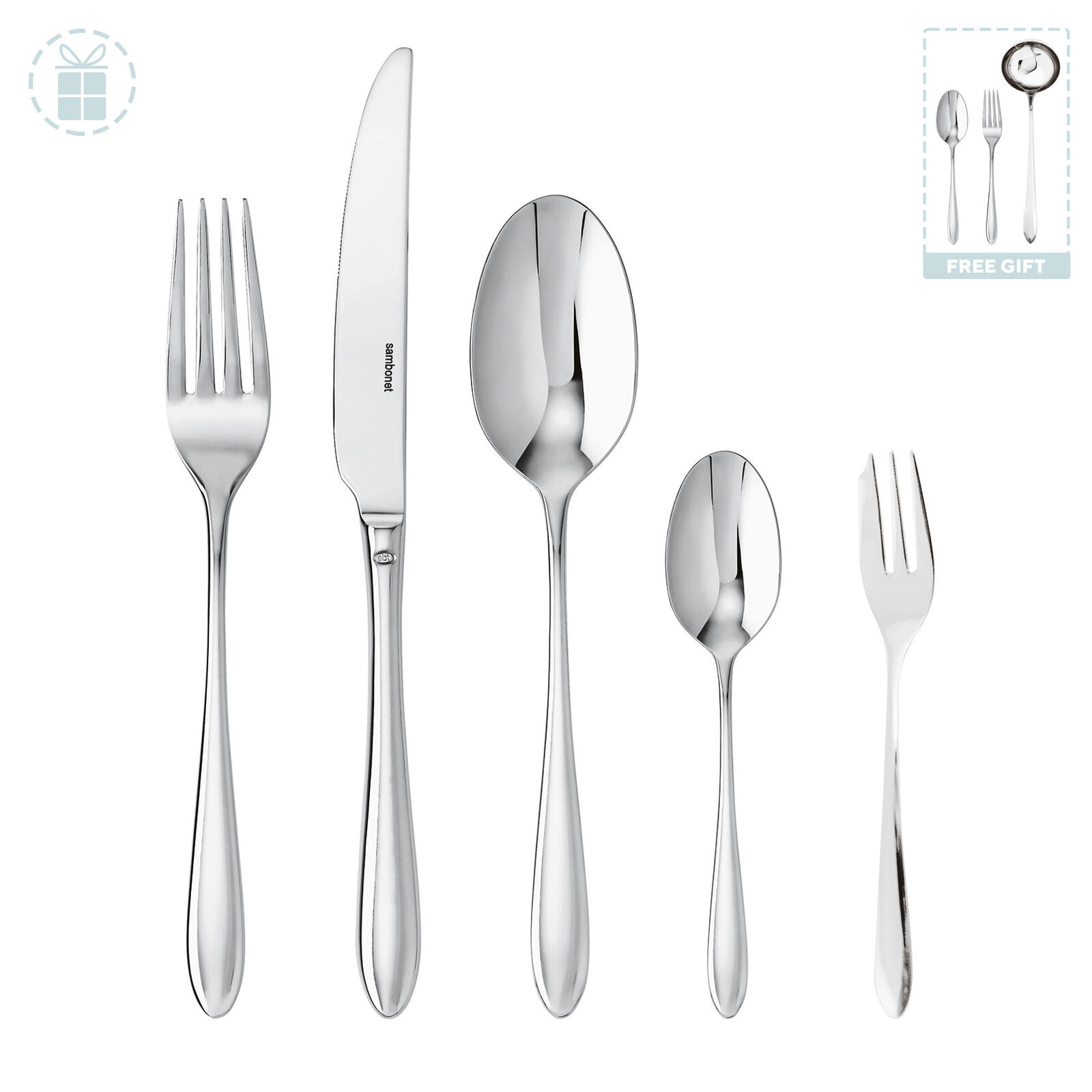 Cutlery set, 60 pieces  image number null