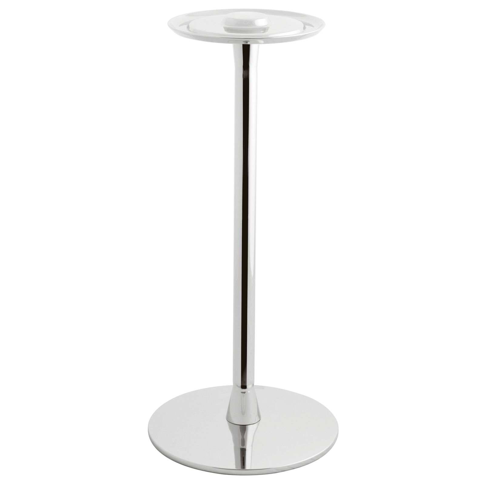 Wine cooler stand , Mirror Steel, Linea Q,