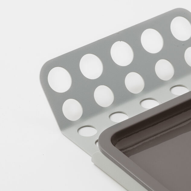 Vassoio piccolo con inserto in legno laccato image number 2