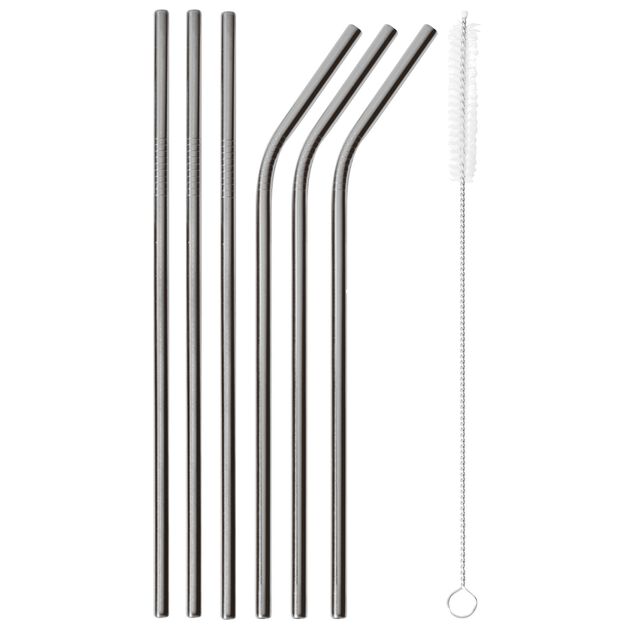 Straws with brush  image number 0