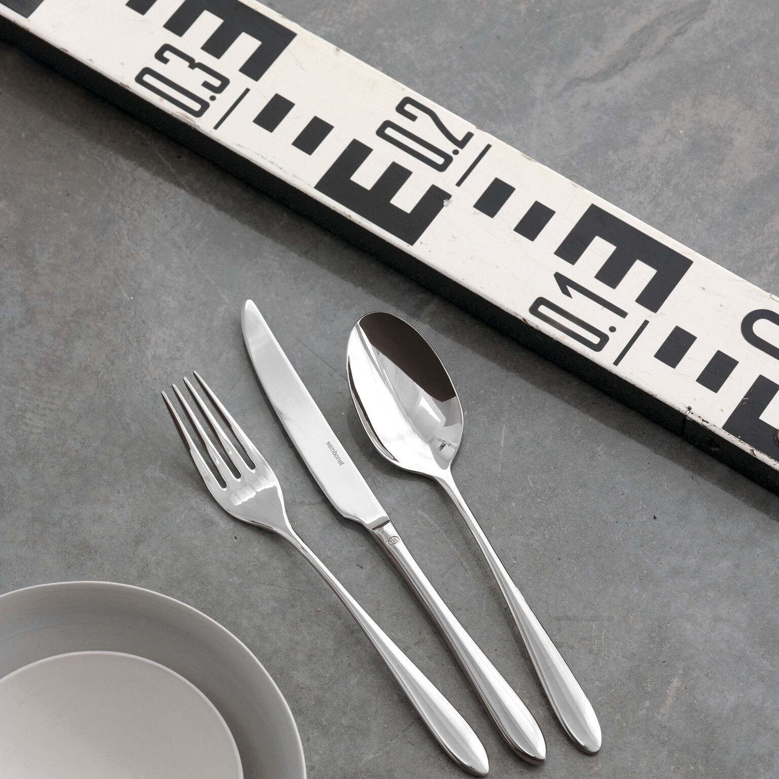 Cutlery set, 24 pieces , Mirror Steel, Dream, Sambonet