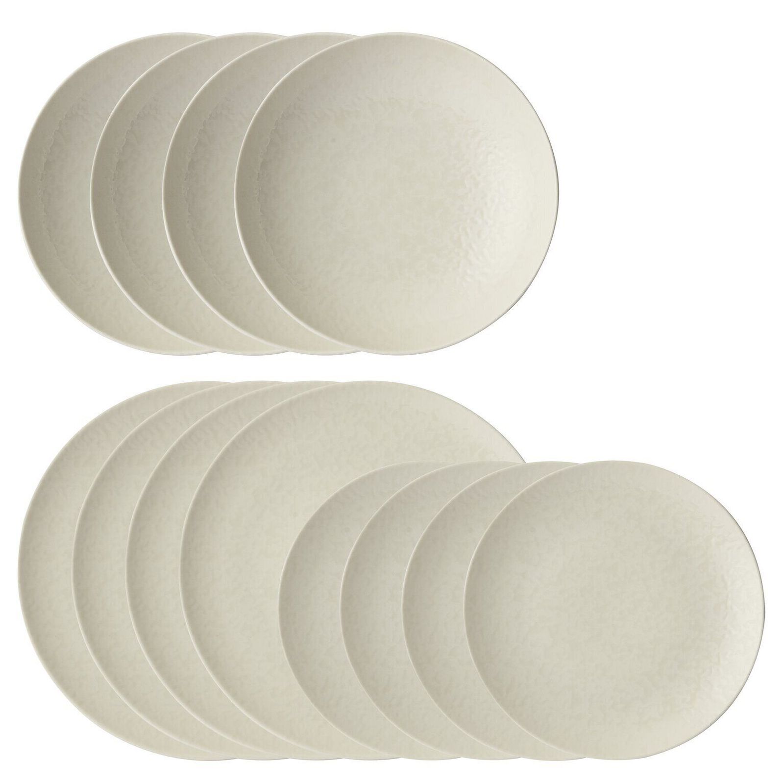 Cutlery set with plates set, 4 people image number null