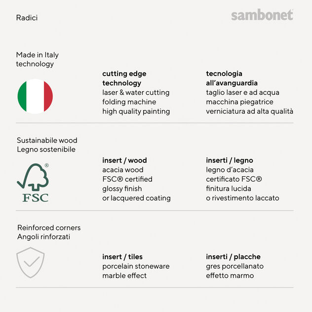 Big tray with laquered wood insert image number 5