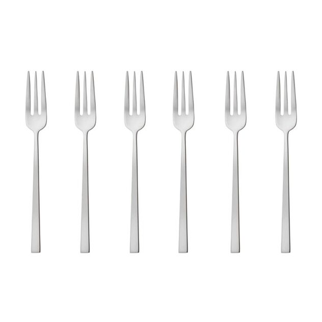 6 cake forks set  image number 0