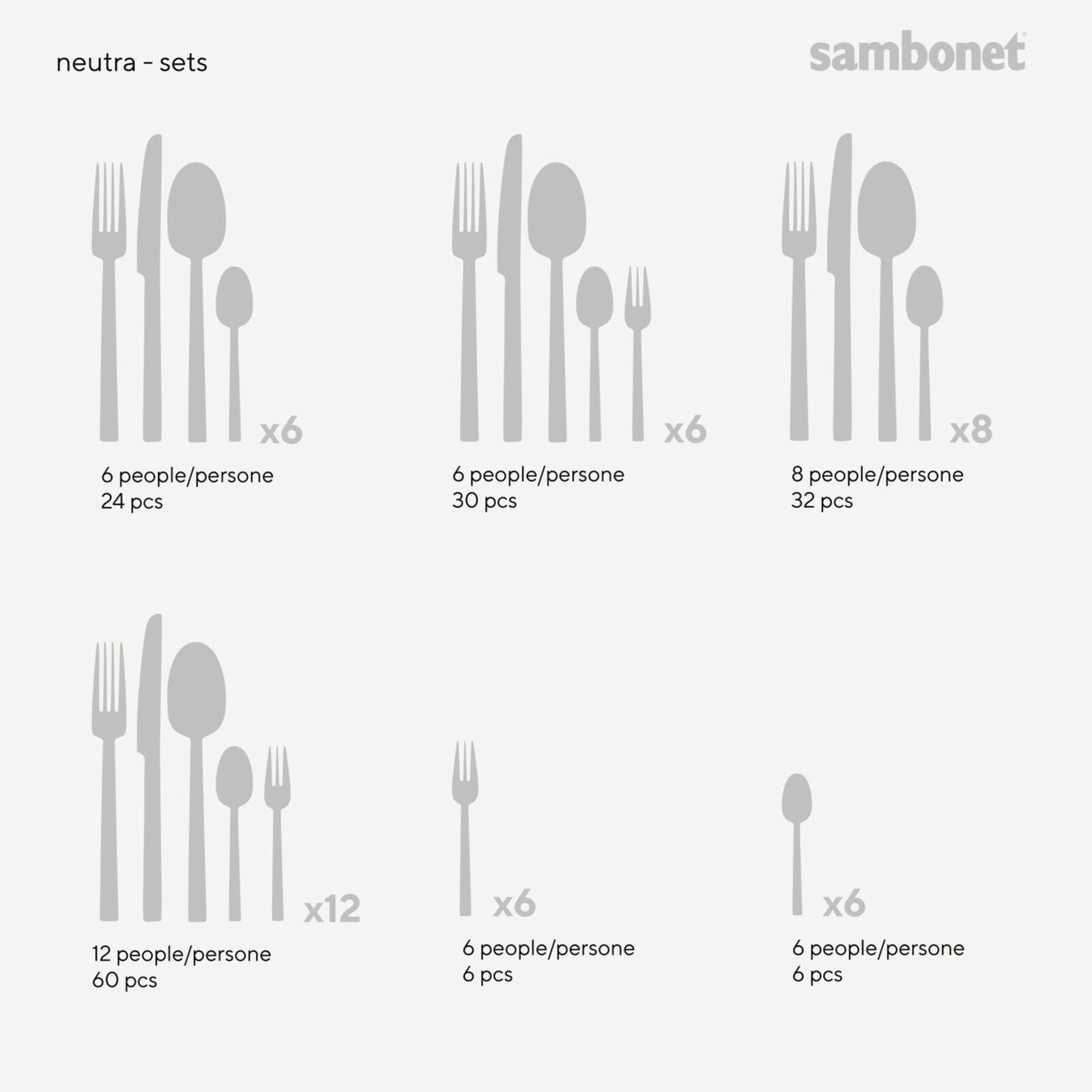 Servizio tavola 30 posate  image number null