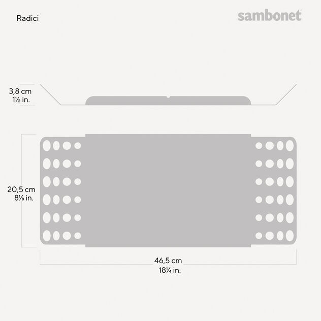 Vassoio grande con inserto in legno di acacia image number 4