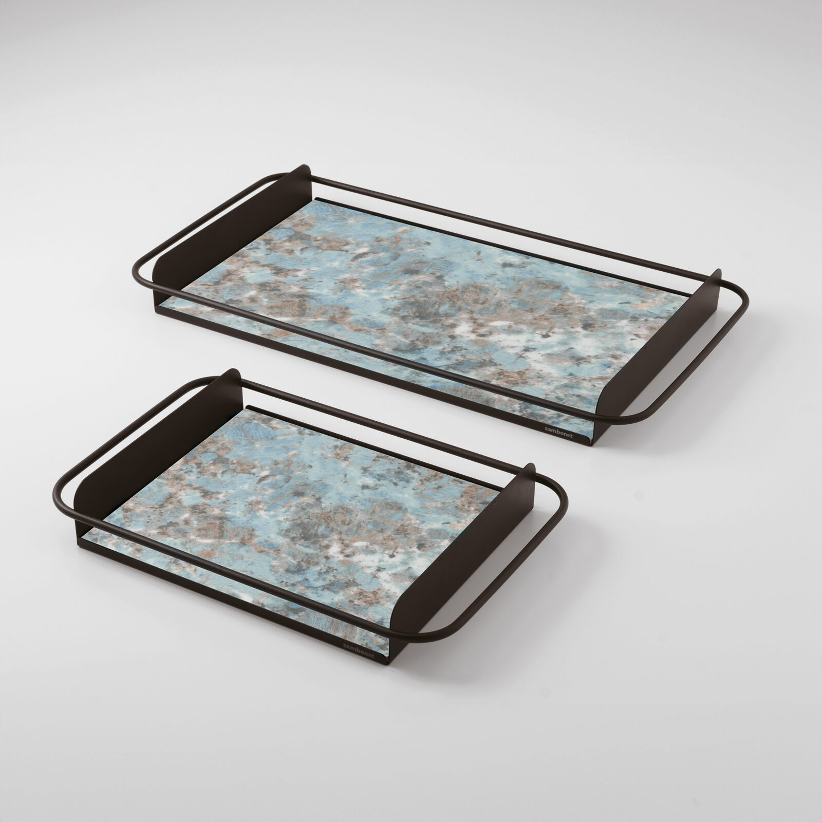 Big tray with stoneware insert image number null