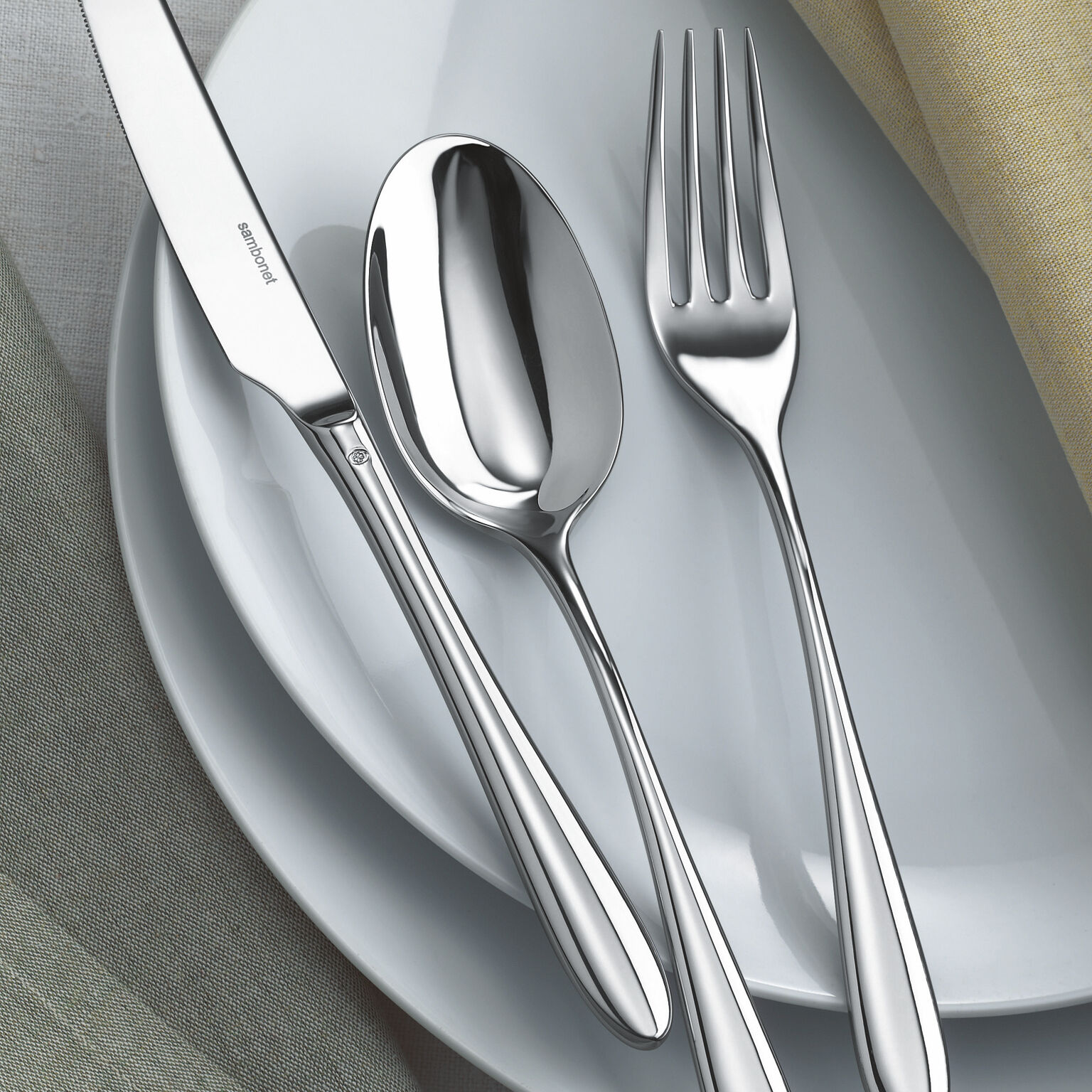 Cutlery set, 36 pieces , Mirror Steel, Dream, Sambonet
