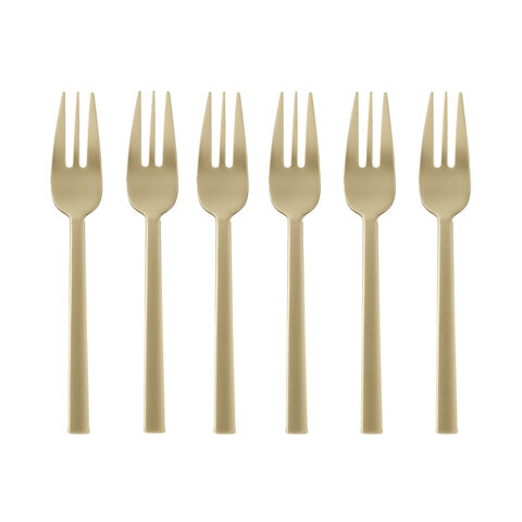 6 cake forks set 