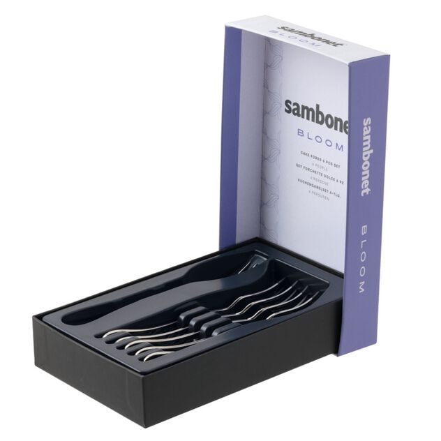 6 cake forks set  image number 5