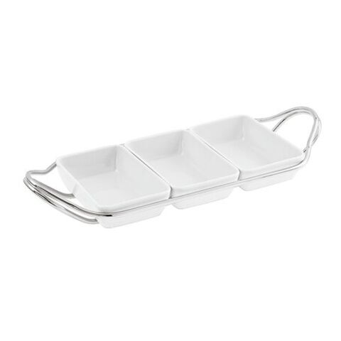 Plateau hors d'oeuvres avec support 