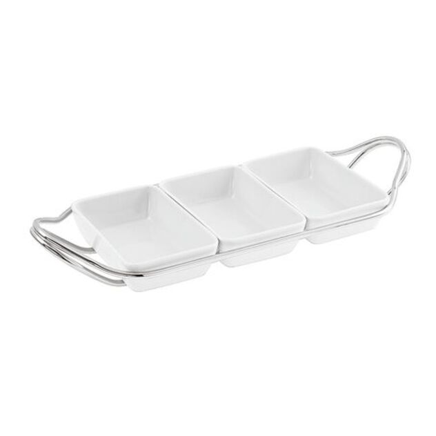 Plateau hors d'oeuvres avec support  image number 0