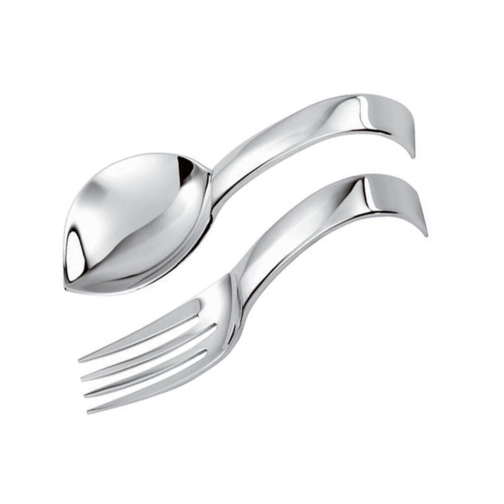 Set cucchiaio & forchetta monoporzione  image number 0