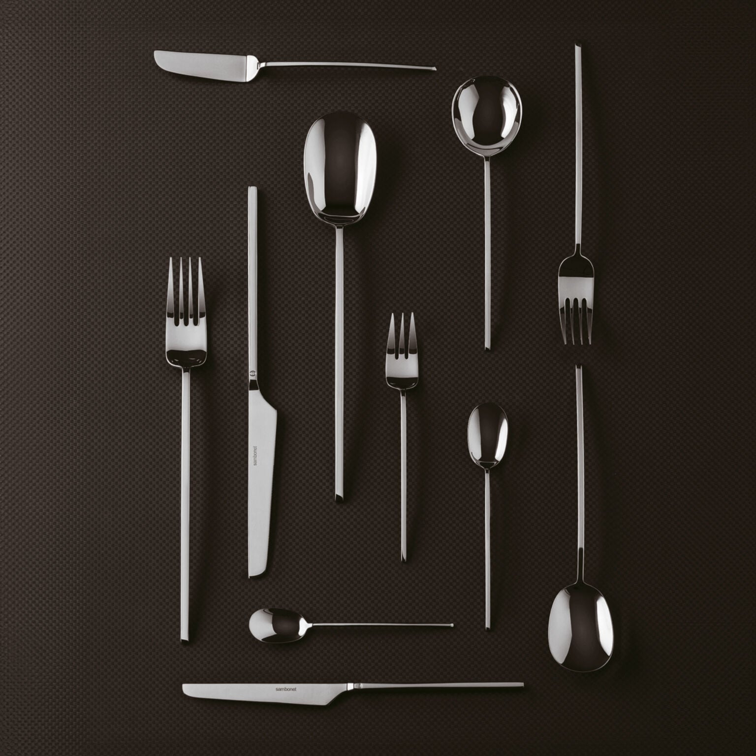 Cutlery set, 24 pieces , Mirror Steel, 100, Sambonet