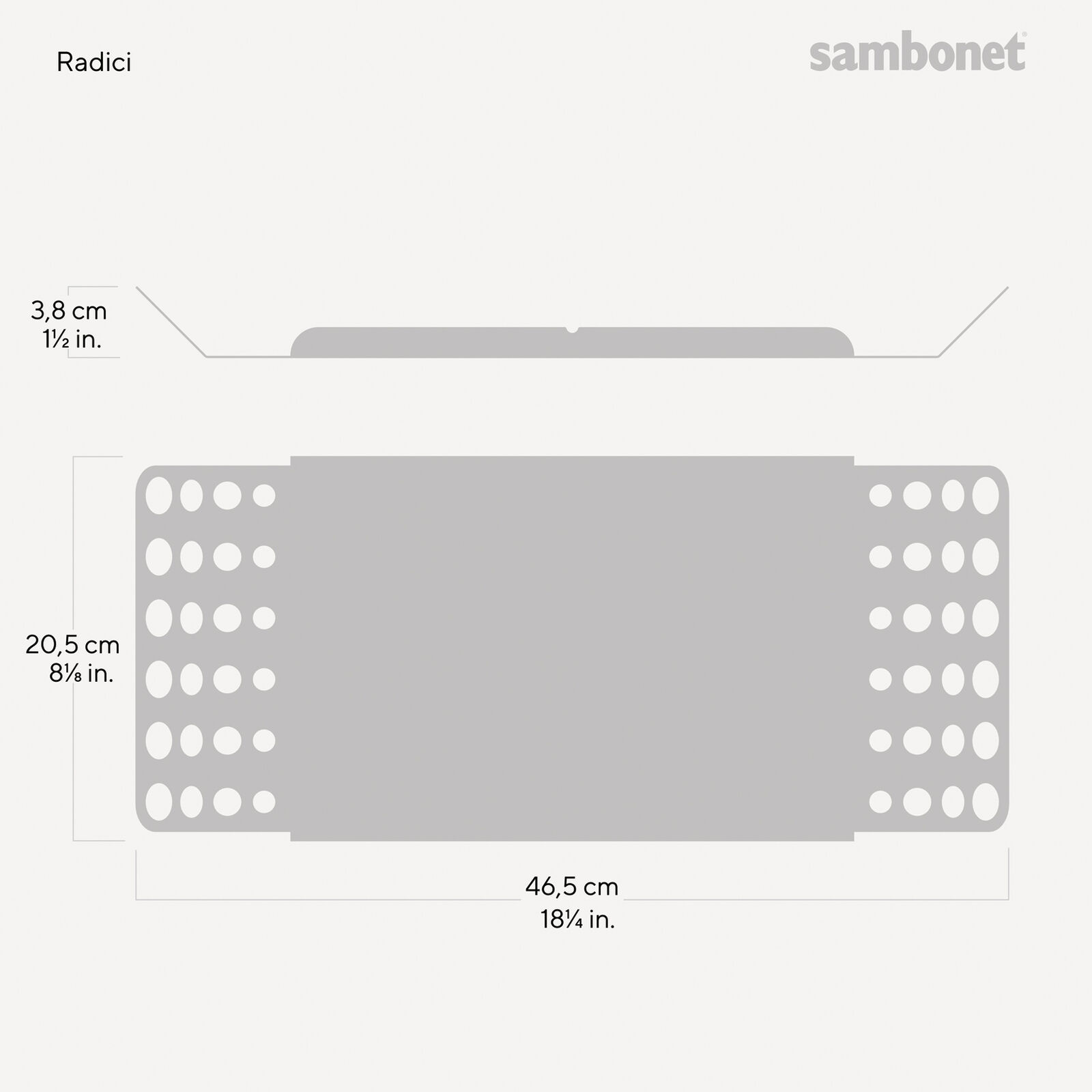 Big tray with laquered wood insert image number null