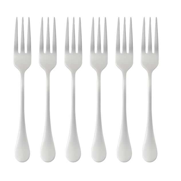 6 cake forks set  image number 0