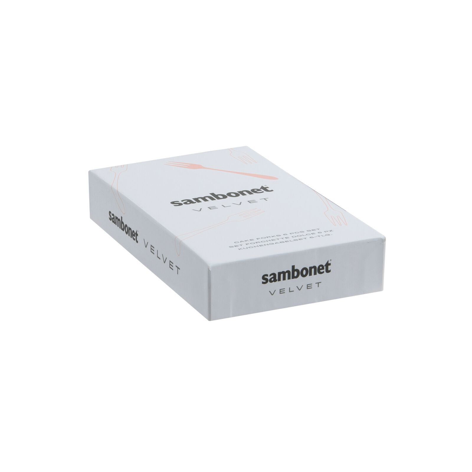 6 cake forks set  image number null