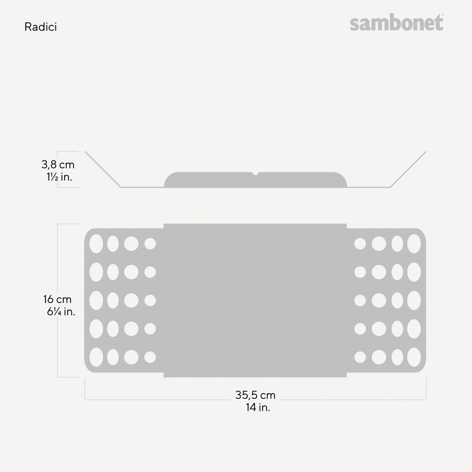 Vassoio piccolo con inserto in legno laccato image number null