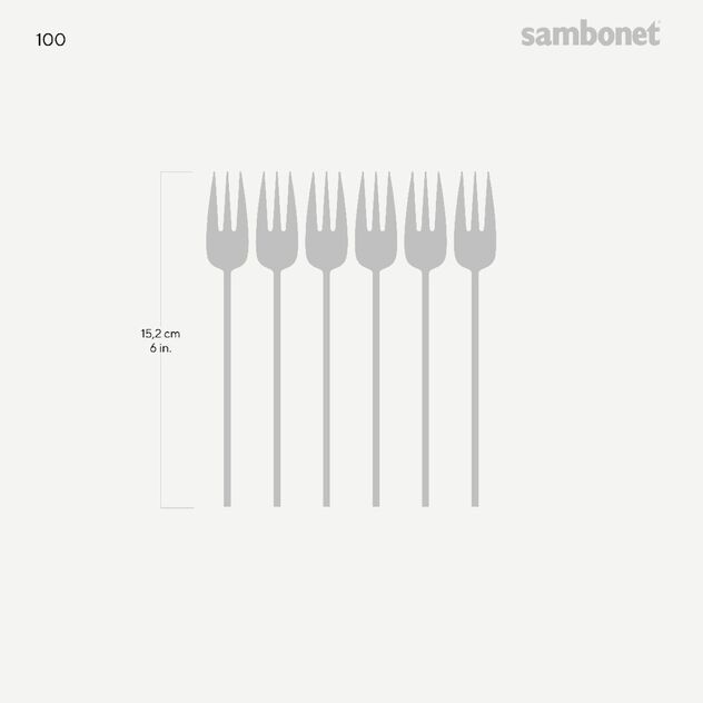 Set 6 forchettine dolce  image number 7